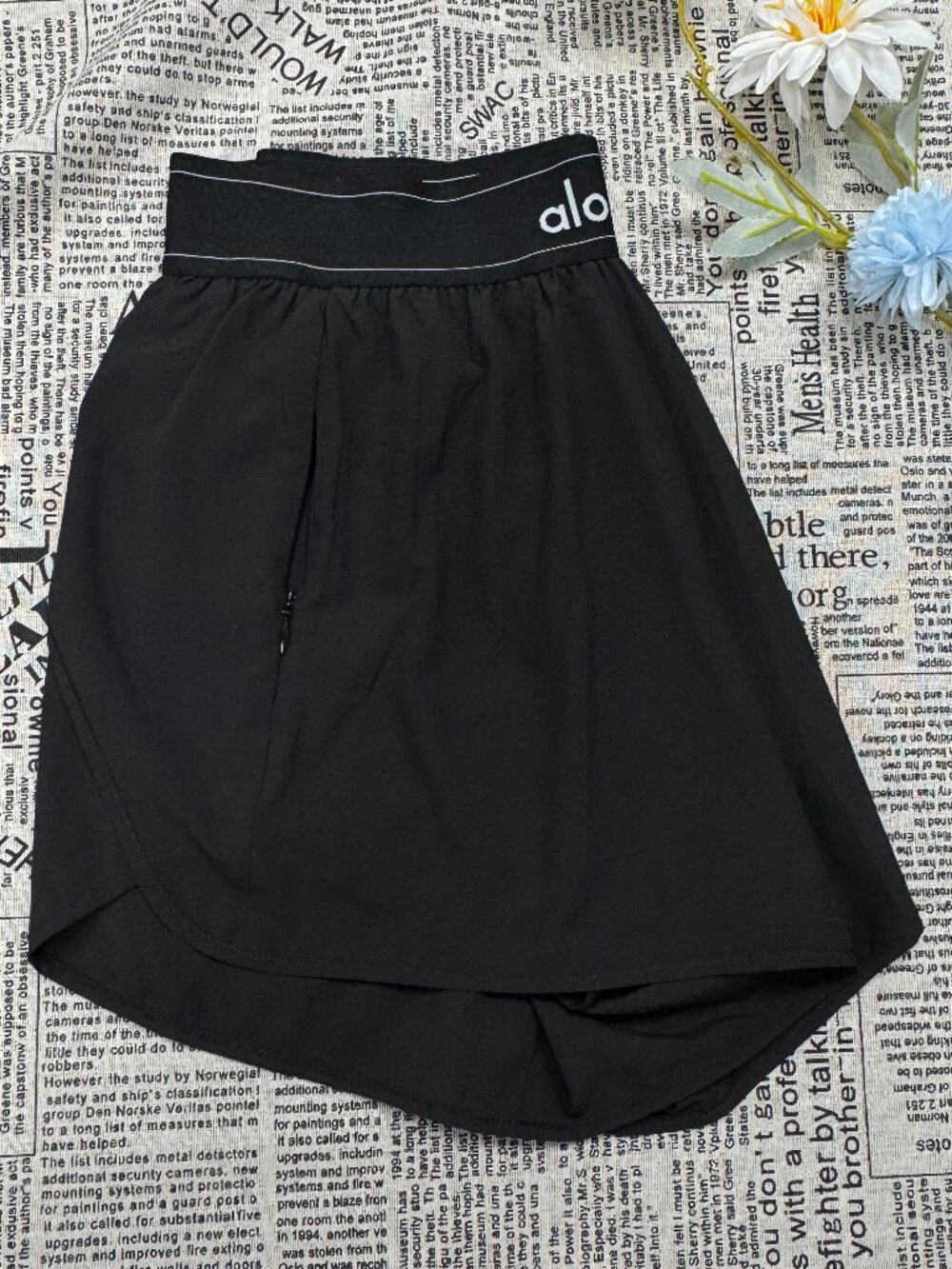 NWT🖤Alo Yoga Match Point Short Black Athletic Activewear - Picture 4 of 7